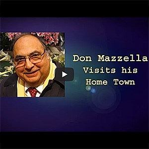 Don Mazzella visits his home town